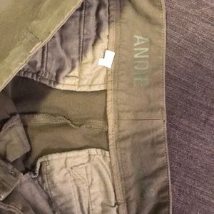 J.Crew Army Green Andie Chinos